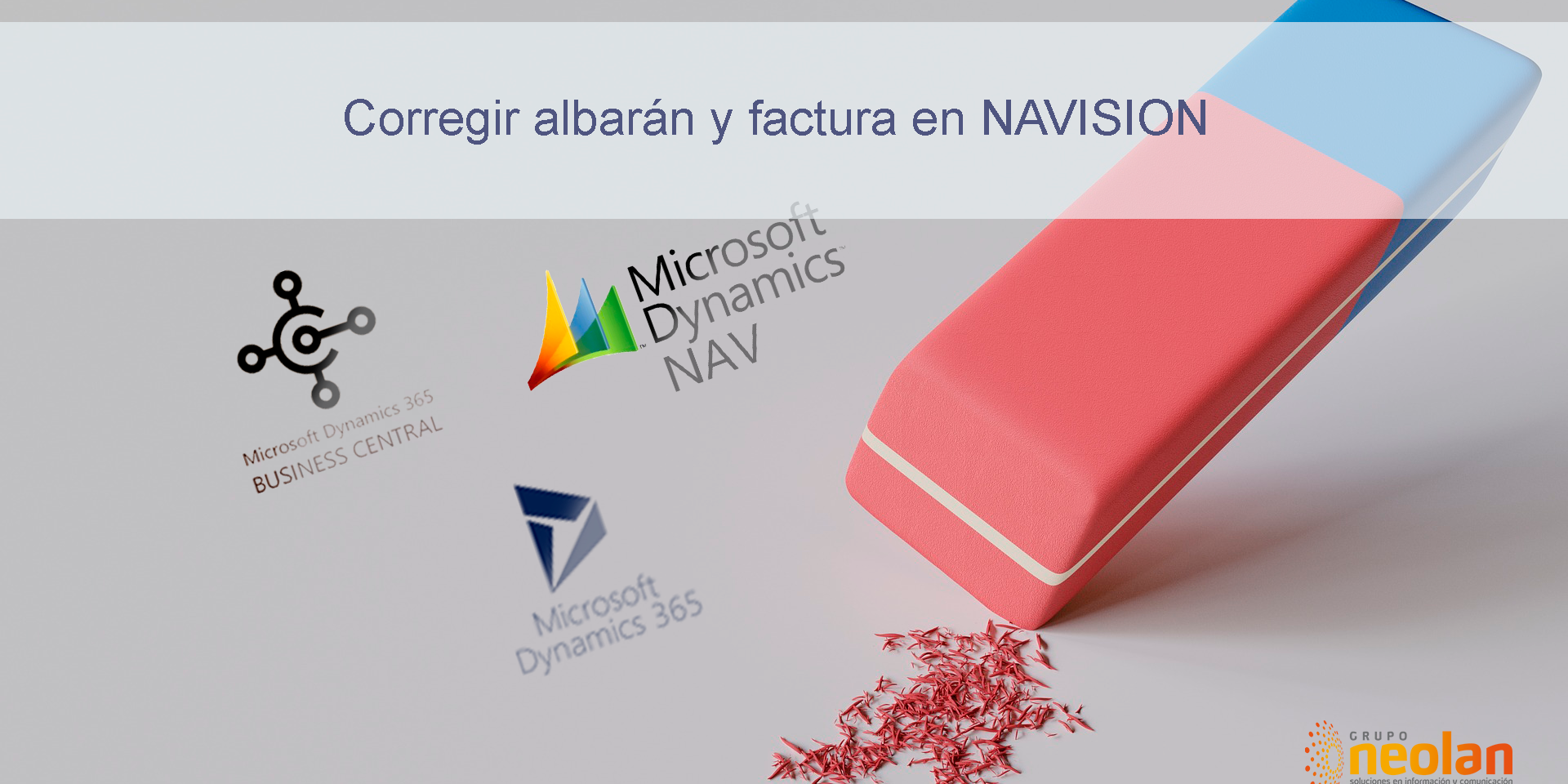 albaran-factura-corregir-navision corregir factura y albaran en navision