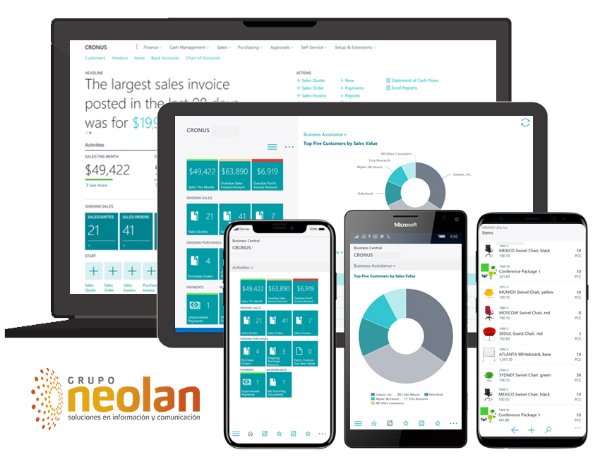 GRUPO NEOLAN Microsoft Dynamics 365 Partner Navision Zaragoza